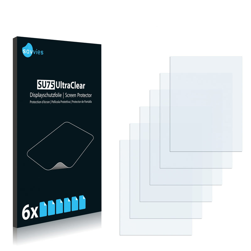 6x Savvies SU75 Screen Protector for Garmin n√ºvi 350T