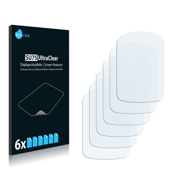 6x Savvies SU75 Screen Protector for Motorola Rokr EM28