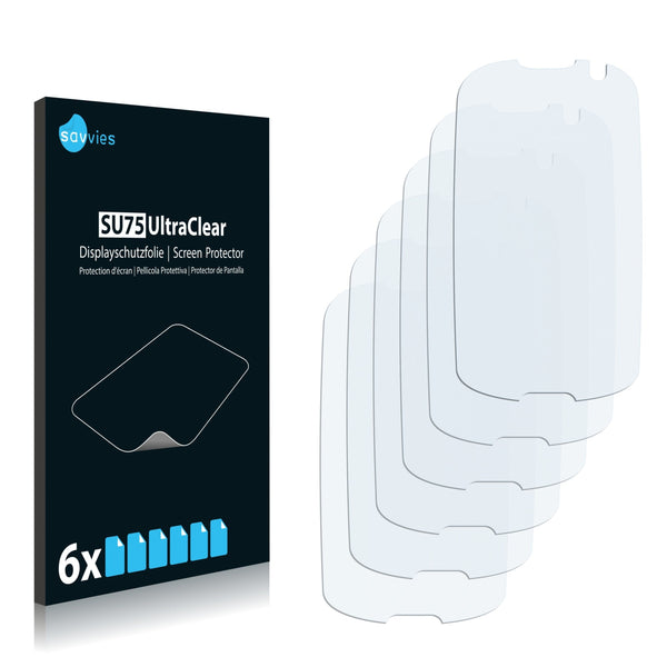 6x Savvies SU75 Screen Protector for Samsung GT-S7550