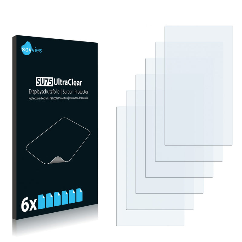 6x Savvies SU75 Screen Protector for Dell Smoke