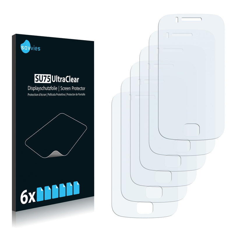 6x Savvies SU75 Screen Protector for Samsung SCH-R680 Repp