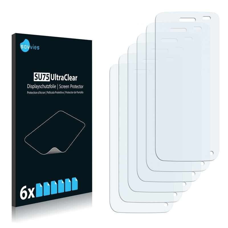 6x Savvies SU75 Screen Protector for Pidion HM45