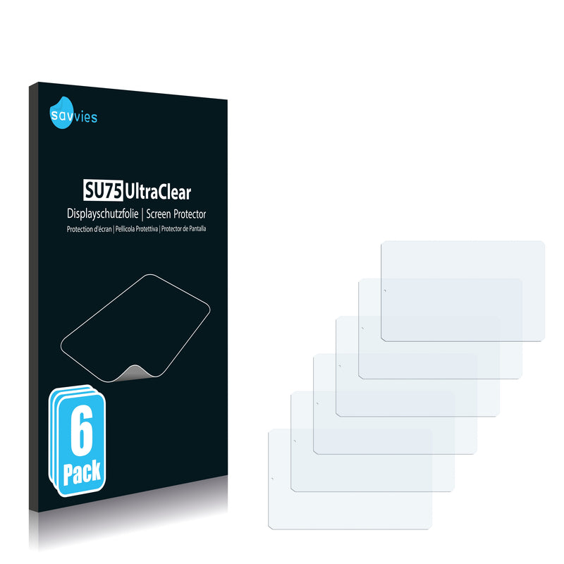 6x Savvies SU75 Screen Protector for Garmin dezl LGV810