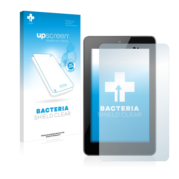 upscreen Bacteria Shield Clear Premium Antibacterial Screen Protector for Google Nexus 7 2012