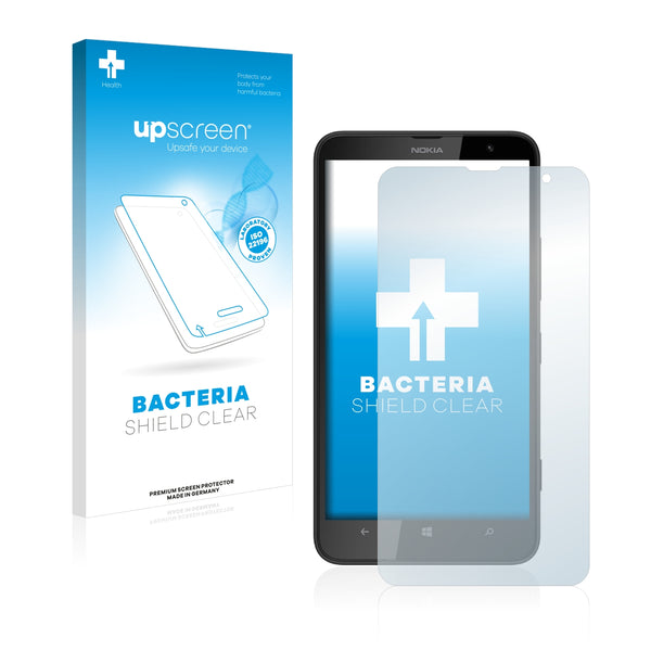 upscreen Bacteria Shield Clear Premium Antibacterial Screen Protector for Nokia Lumia 1320