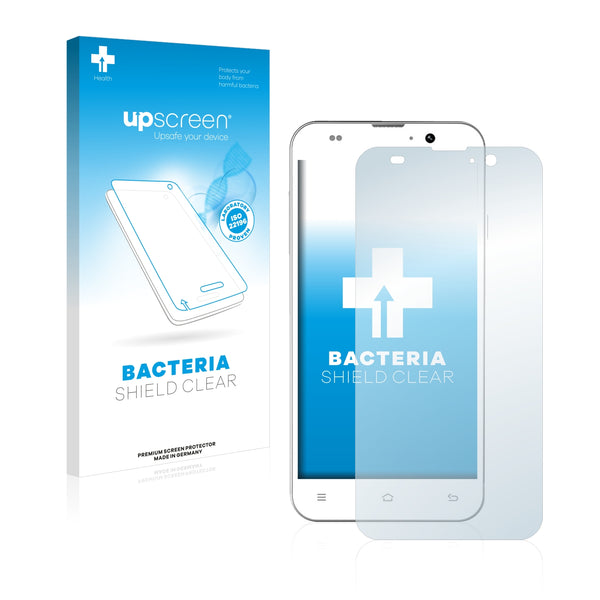 upscreen Bacteria Shield Clear Premium Antibacterial Screen Protector for Zopo ZP980+