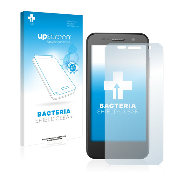 upscreen Bacteria Shield Clear Premium Antibacterial Screen Protector for ZTE Blade Apex 2
