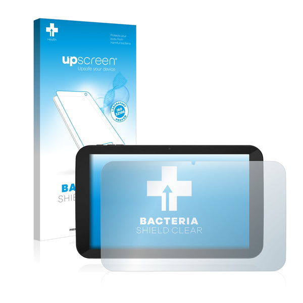 upscreen Bacteria Shield Clear Premium Antibacterial Screen Protector for TrekStor SurfTab xiron 10.1 3G (Volks-Tablet mit 3G)