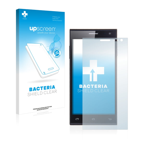 upscreen Bacteria Shield Clear Premium Antibacterial Screen Protector for Leagoo Lead 5