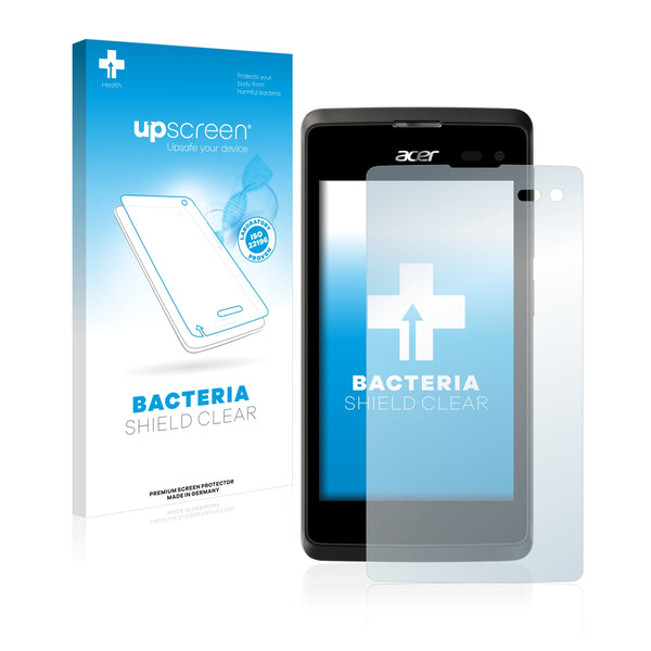upscreen Bacteria Shield Clear Premium Antibacterial Screen Protector for Acer Liquid M220 Plus