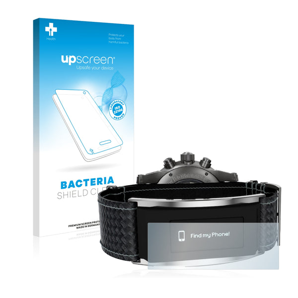 upscreen Bacteria Shield Clear Premium Antibacterial Screen Protector for Montblanc e-Strap