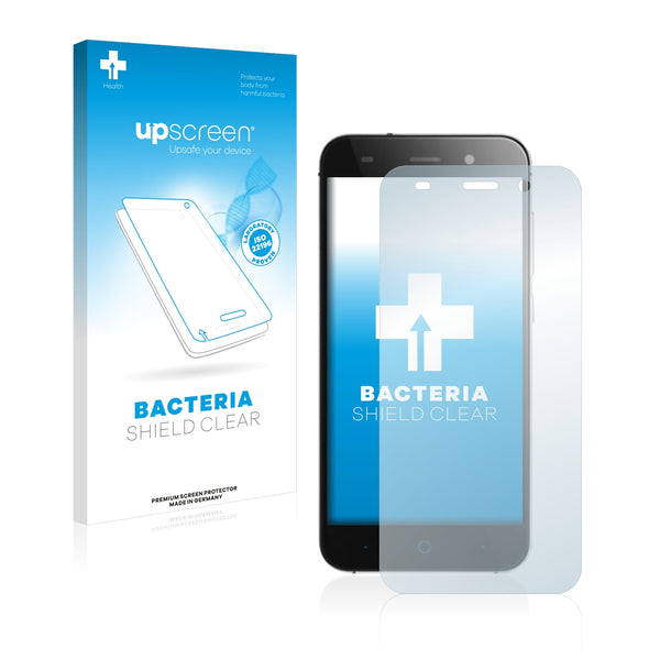 upscreen Bacteria Shield Clear Premium Antibacterial Screen Protector for ZTE Blade D6