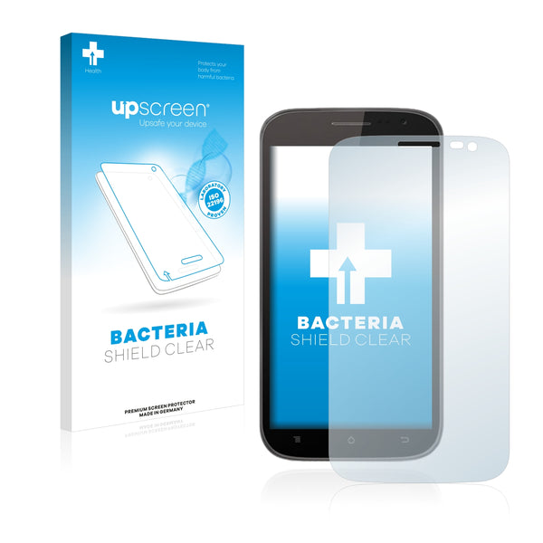 upscreen Bacteria Shield Clear Premium Antibacterial Screen Protector for Yezz Andy 5Ei2