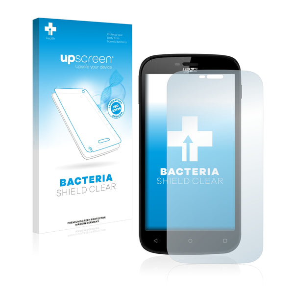 upscreen Bacteria Shield Clear Premium Antibacterial Screen Protector for Yezz Andy 5VR