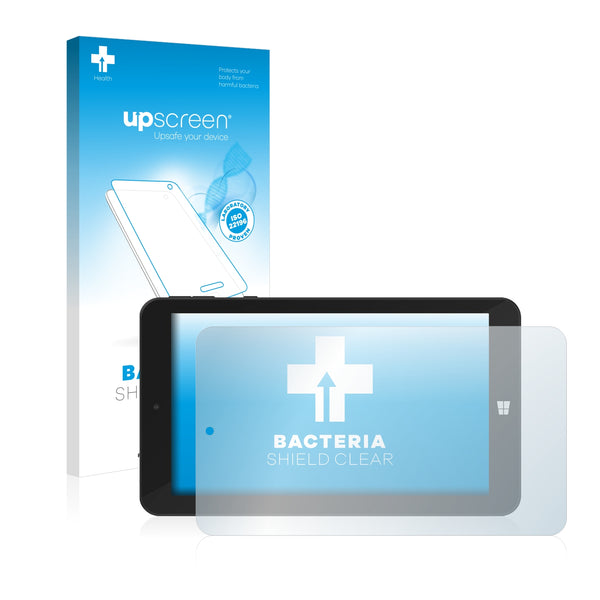 upscreen Bacteria Shield Clear Premium Antibacterial Screen Protector for TrekStor SurfTab Wintron 7.0