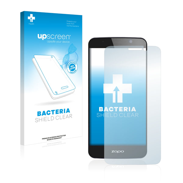 upscreen Bacteria Shield Clear Premium Antibacterial Screen Protector for Zopo Hero 1