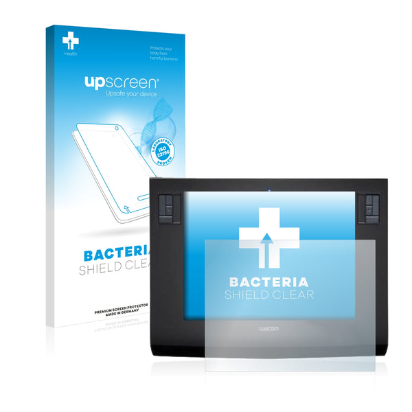 upscreen Bacteria Shield Clear Premium Antibacterial Screen Protector for Wacom Intuos 3 L