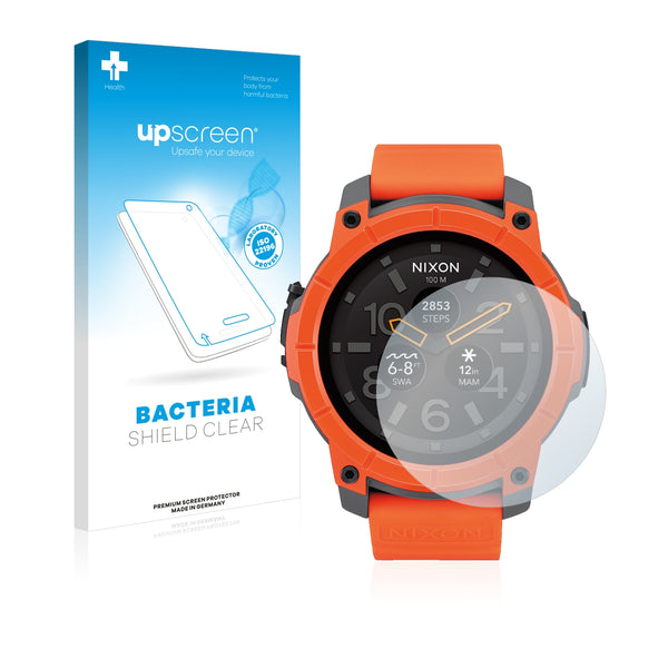 upscreen Bacteria Shield Clear Premium Antibacterial Screen Protector for Nixon The Mission