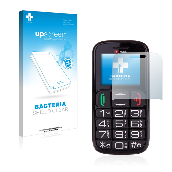 upscreen Bacteria Shield Clear Premium Antibacterial Screen Protector for TTfone Mercury 2
