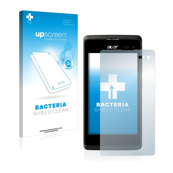 upscreen Bacteria Shield Clear Premium Antibacterial Screen Protector for Acer Liquid Z220