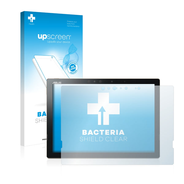 upscreen Bacteria Shield Clear Premium Antibacterial Screen Protector for Asus Transformer 3 Pro T303UA