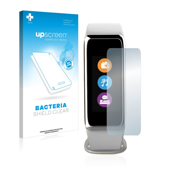 upscreen Bacteria Shield Clear Premium Antibacterial Screen Protector for MyKronoz ZeFit 3 HR