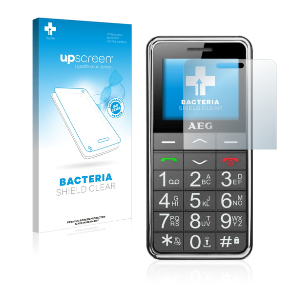 upscreen Bacteria Shield Clear Premium Antibacterial Screen Protector for AEG Voxtel SM250