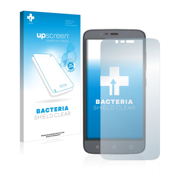 upscreen Bacteria Shield Clear Premium Antibacterial Screen Protector for ZTE Blade A462