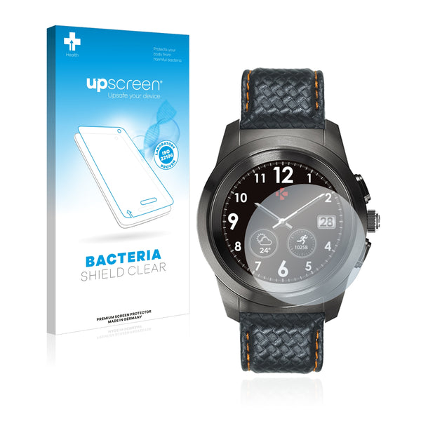 upscreen Bacteria Shield Clear Premium Antibacterial Screen Protector for MyKronoz ZeTime Premium Regular (44 mm)
