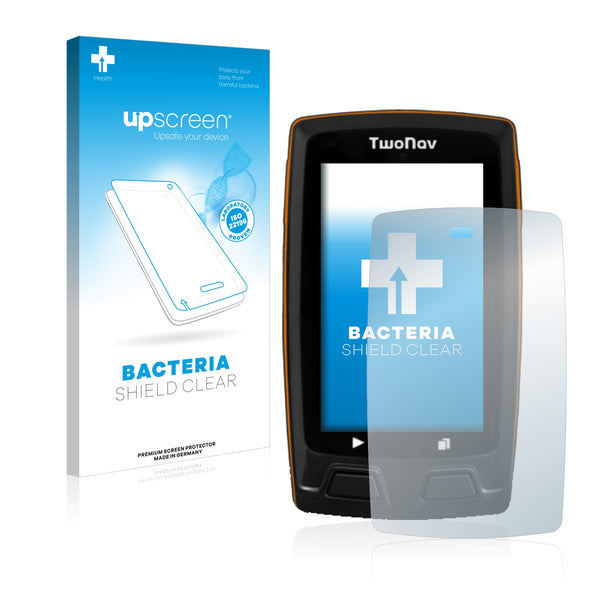 upscreen Bacteria Shield Clear Premium Antibacterial Screen Protector for TwoNav Horizon