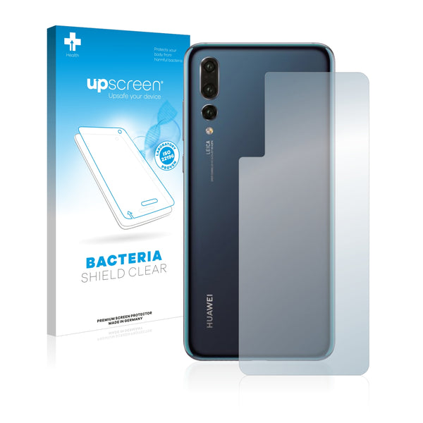 upscreen Bacteria Shield Clear Premium Antibacterial Screen Protector for Huawei P20 Pro (Back)