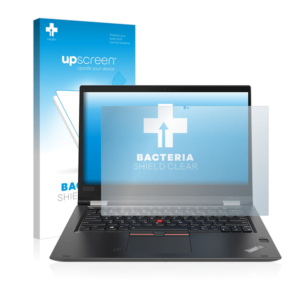 upscreen Bacteria Shield Clear Premium Antibacterial Screen Protector for Lenovo ThinkPad Yoga X380