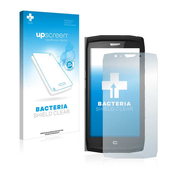 upscreen Bacteria Shield Clear Premium Antibacterial Screen Protector for Crosscall Trekker X4