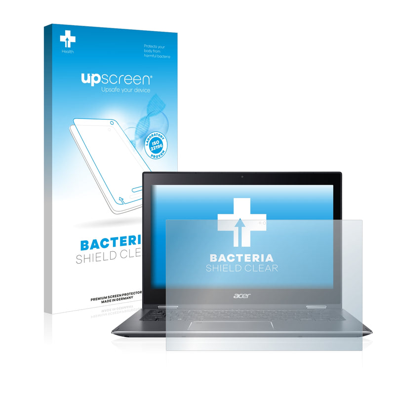 upscreen Bacteria Shield Clear Premium Antibacterial Screen Protector for Acer Spin 5 SP513-52N