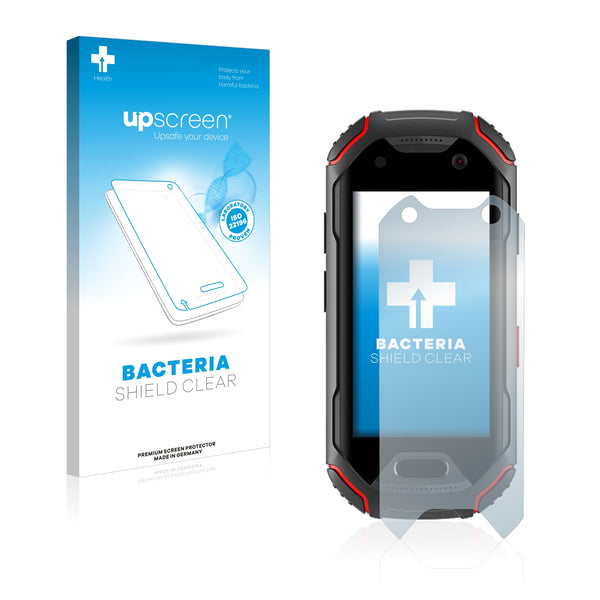 upscreen Bacteria Shield Clear Premium Antibacterial Screen Protector for Unihertz Atom