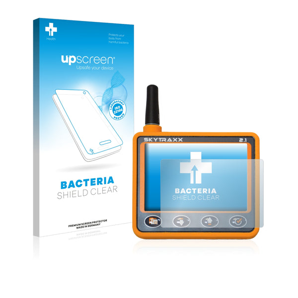 upscreen Bacteria Shield Clear Premium Antibacterial Screen Protector for Skytraxx 2.1 Vario