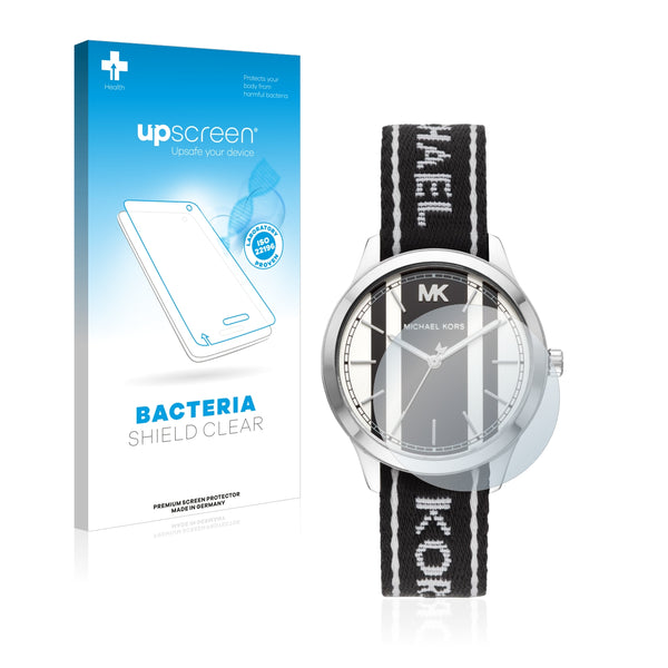 upscreen Bacteria Shield Clear Premium Antibacterial Screen Protector for Michael Kors Runway MK2795 (38 mm)