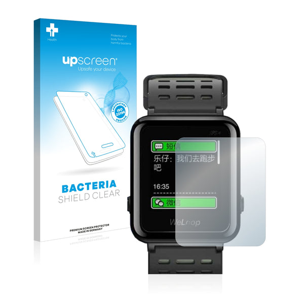 upscreen Bacteria Shield Clear Premium Antibacterial Screen Protector for Omorc WeLoop Hey 3S