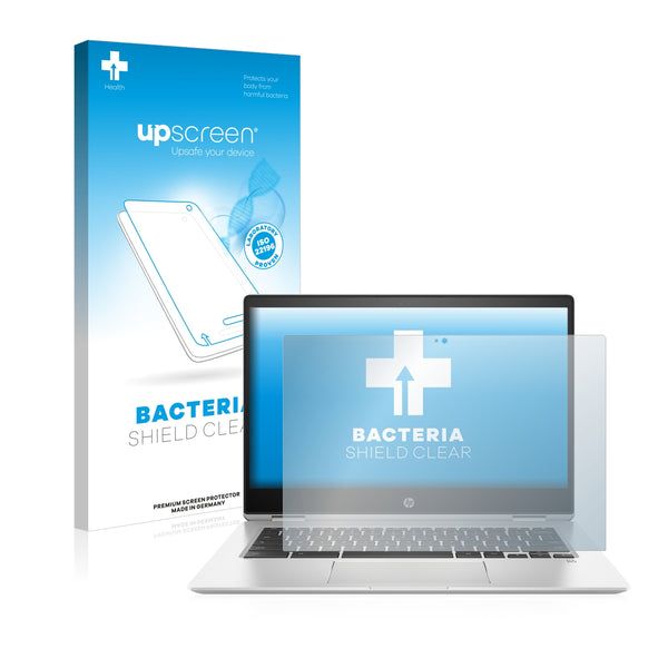 upscreen Bacteria Shield Clear Premium Antibacterial Screen Protector for HP Chromebook x360 14-da0001ng