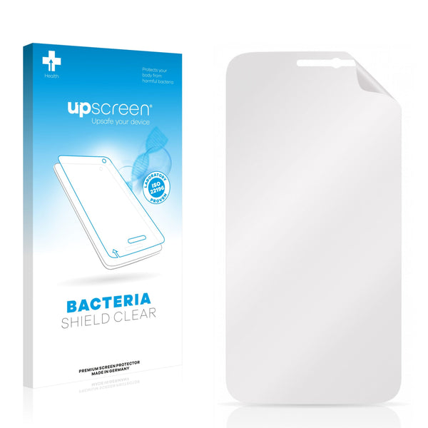 upscreen Bacteria Shield Clear Premium Antibacterial Screen Protector for Mediacom PhonePad Duo G500