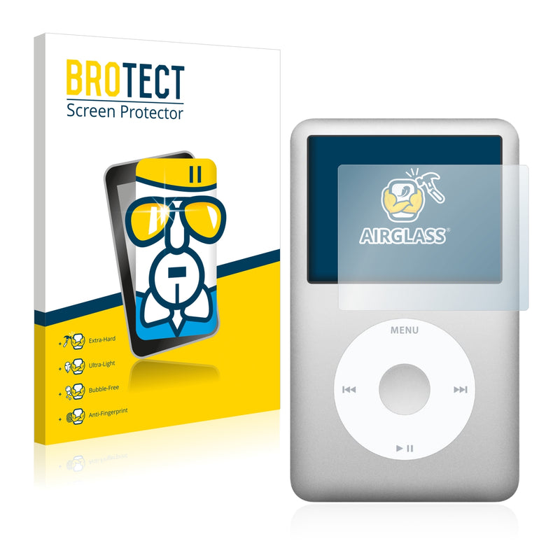 BROTECT AirGlass Glass Screen Protector for Apple iPod classic 160 GB (7th generation)