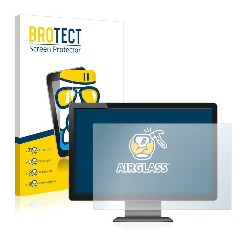 BROTECT AirGlass Glass Screen Protector for Industry Monitors with 10.1 inch Displays [223 mm x 126 mm, 16:9]