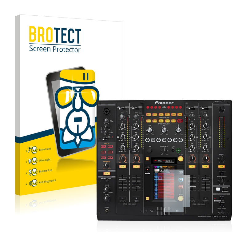 BROTECT AirGlass Glass Screen Protector for Pioneer DJM 2000 Nexus