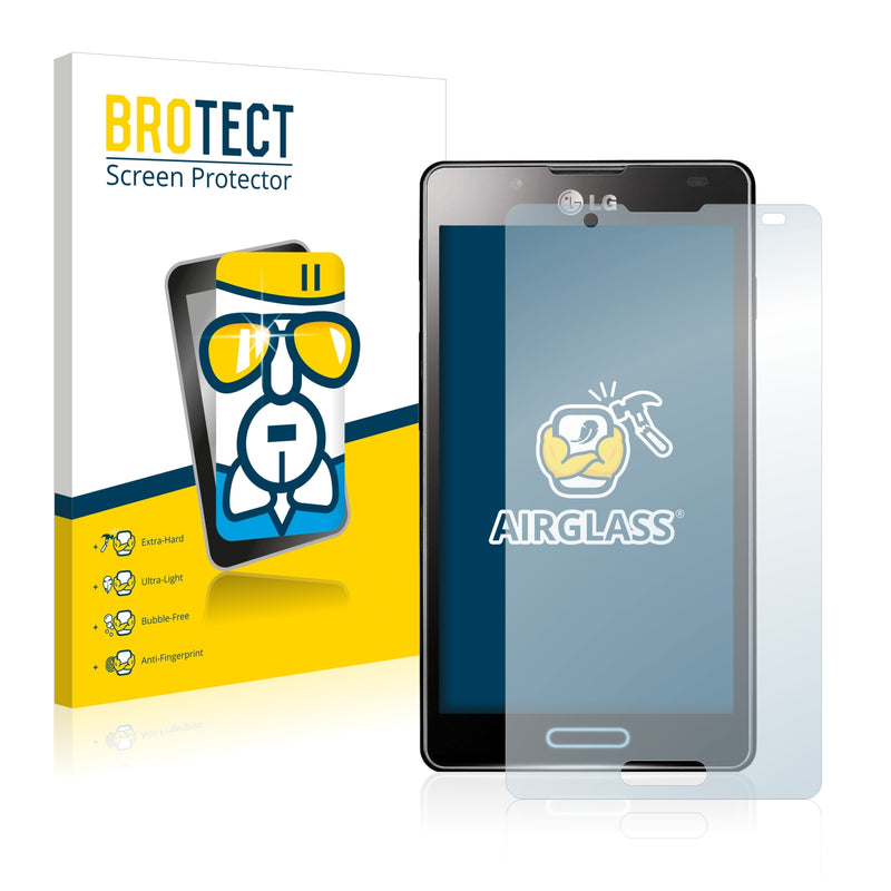 BROTECT AirGlass Glass Screen Protector for LG Electronics P713 Optimus L7 II