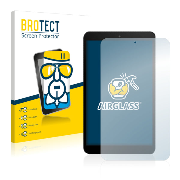 BROTECT AirGlass Glass Screen Protector for Alcatel One Touch Pop 8