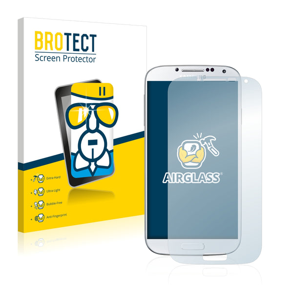 BROTECT AirGlass Glass Screen Protector for Samsung Galaxy S4 Value Edition I9515