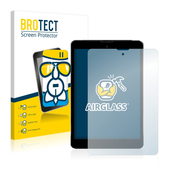 BROTECT AirGlass Glass Screen Protector for Kiano Elegance 8 3G