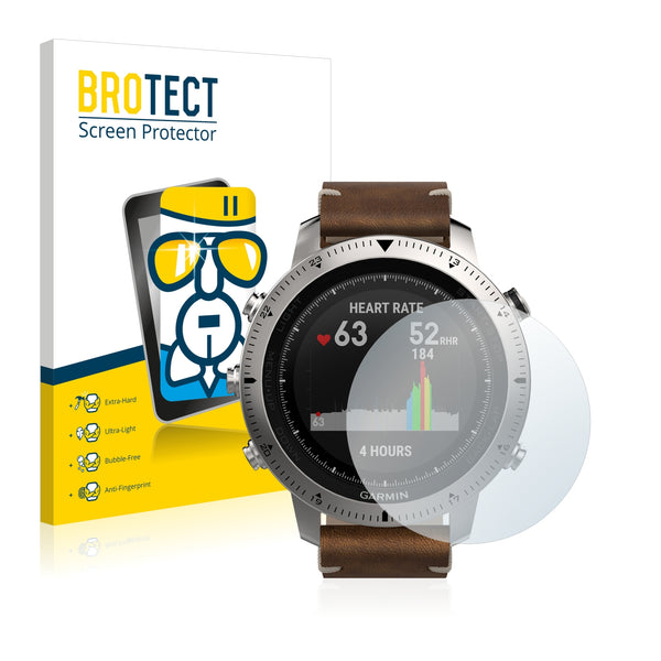 BROTECT AirGlass Glass Screen Protector for Garmin fenix Chronos