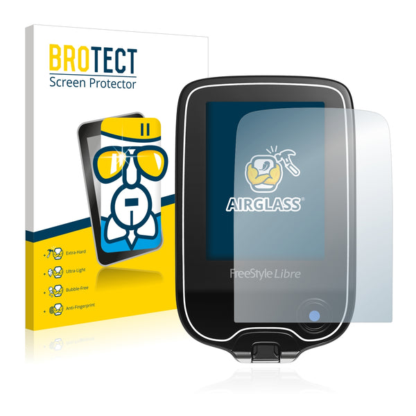 BROTECT AirGlass Glass Screen Protector for Freestyle Libre