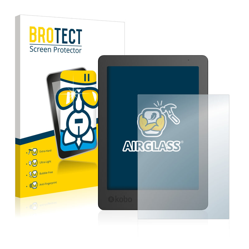 BROTECT AirGlass Glass Screen Protector for Kobo Aura Edition 2